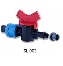 Кран стартовый для капельной ленты с уплотнительной резинкой DN17*8(КС 17*8R) Арт. SL-003 (от 1 шт)