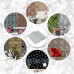 Самоклеющаяся алюминиевая плитка 300х300х3мм Белая мозаика SW-00001775