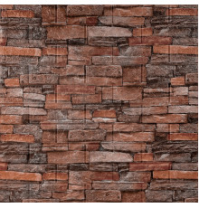 Самоклеюча декоративна 3D панель під цеглу червоний піщаник 700х770х5мм (058) SW-00000177