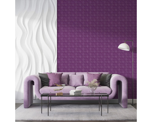 3D панель самоклеющаяся кирпич Фиолетовый 700x770x5мм (016-5) SW-00000150