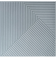 Самоклеюча декоративна 3D панель 500х500х5мм Бамбук Сірий SW-00002878