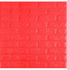 3D панель самоклеюча цегла Червону 700х770х7мм (008-7) SW-00000054