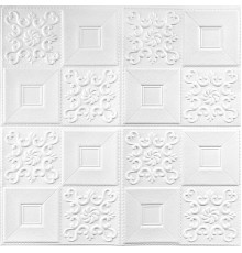 Самоклеюча декоративна настінно-стельова 3D панель фігури 700х700х5мм (114) SW-00000006