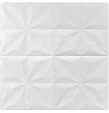 Самоклеюча декоративна настінно-стельова 3D панель зірки 700х700х5мм (116) SW-00000008
