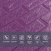 3D панель самоклеющаяся кирпич Фиолетовый 700x770x5мм (016-5) SW-00000150