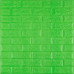 3D панель самоклеющаяся кирпич Зеленый 700x770x5мм (013-5) SW-00000149