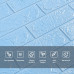 3D панель самоклеюча цегла Блакитна 700х770х5мм (005-5) SW-00000297