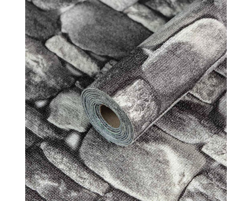 Самоклеючі шпалери сіра цегла 2800х450х1,8мм SW-00000724