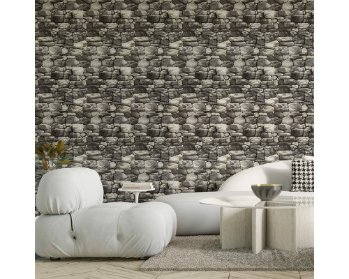 Самоклеючі шпалери сіра цегла 2800х450х1,8мм SW-00000724