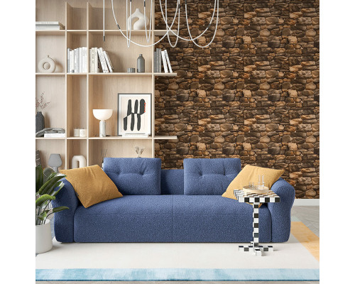 Самоклеючі шпалери жовтий камінь 2800х450х1,8мм SW-00000728