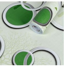 Самоклеющаяся пленка на бумажной основе зеленые деревья 0,45х10м SW-00000797