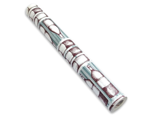 Самоклеющаяся пленка на бумажной основе винная 0,45х10м SW-00000798