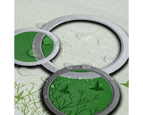 Самоклеющаяся пленка на бумажной основе зеленые деревья 0,45х10м SW-00000797