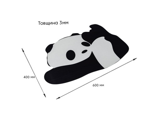 Вологопоглинаючий килимок Панда 40*60CM*3MM(D) SW-00002563