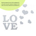 Декор зеркальный акриловый самоклеящийся Love серебро, 11шт (D) SW-00002495