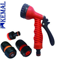 Комплект Пистолет (7 режимов) и 3-элемента на шланг Kemal M1012-1/2