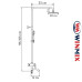 Душова колона Winmix Premium Termo 009-J з термостатичним змішувачем