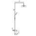 Душевая колонна со смесителем KI-56015-02 (из нерж. стали, лейка 20*20), Чехия