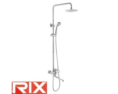 Душевая колонна с смесителем Rix LR72403-1 SUS304 из нержавеющей стали