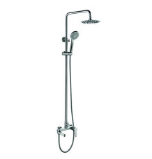 Душевая колонна со смесителем KI-56016-02 (из нерж. стали, лейка 20*20), Чехия