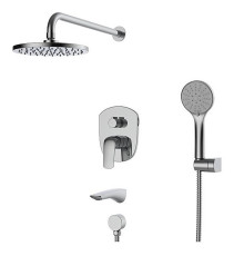 Встраиваемая душевая система со смесителем KB-64008-01 (Цвет хром), Чехия