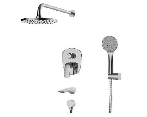 Встраиваемая душевая система со смесителем KB-64008-01 (Цвет хром), Чехия