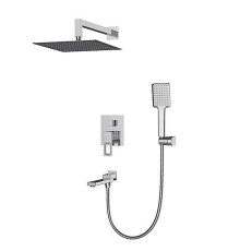 Встраиваемая душевая система со смесителем KB-66009-01 (Цвет хром), Чехия