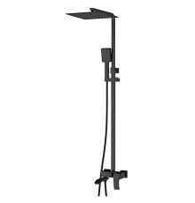 Душевая колонна со смесителем KB-56007-05 Black (Цвет черный, лейка 30*30), Чехия