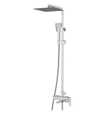 Душевая колонна со смесителем водопад KB-56010-01 (Цвет хром, лейка 30*30), Чехия