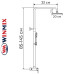 Душова колона Winmix Premium Termo 003-J з термостатичним змішувачем