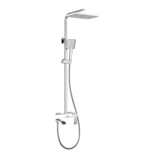 Душевая колонна со смесителем KB-56007-04 (Цвет хром и белый), Чехия