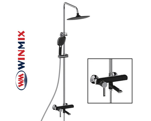 Душова колона Winmix Premium EDEM BLACK 009-J