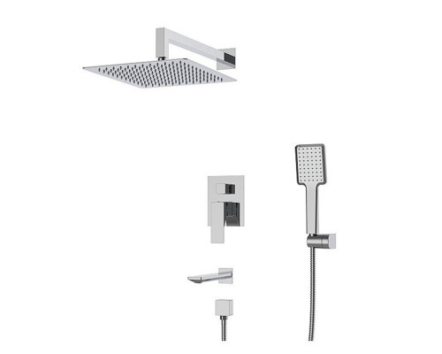 Встраиваемая душевая система со смесителем KB-64010-01 (Цвет хром), Чехия