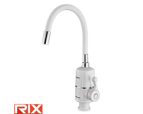 Электрический проточный водонагреватель ELW06-F WHITE (с индикатором темп.) на мойку 3,3 кВт