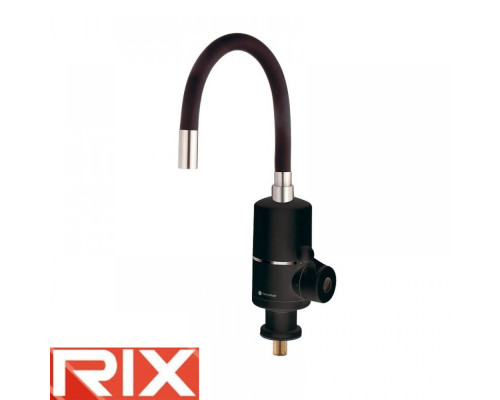 Электрический проточный водонагреватель ELW06-F-Black (с силиконовым литьем) на мойку 3 кВт