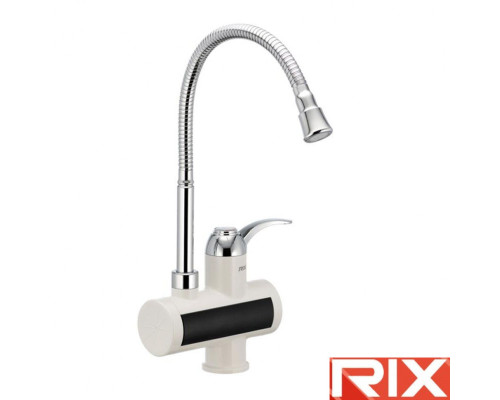 Електричний проточний водонагрівач Rix ELW 021F (рефлекторний гусак) на мийку 3 кВт