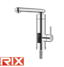 Электрический проточный водонагреватель ELW31-E (с индикатором температуры) для мойки 3,3 кВт из нержавеющей стали