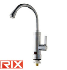 Електричний проточний водонагрівач Rix ELW 09-E з індикатором температури на миття 3 кВт