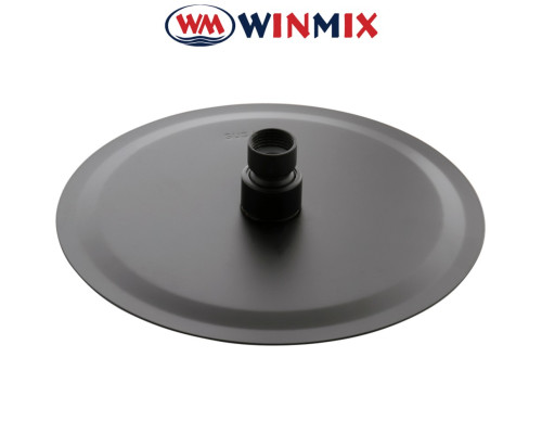 Душова лійка тропічний душ з нерж. сталі SUS304 Winmix WM-04 Black (діаметр 20см)