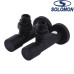 Набір кутовий кран з американкою Solomon LUX 1/2 7777 2 шт. BLACK, Польща