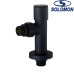 Набір кутовий кран з американкою Solomon LUX 1/2 7777 2 шт. BLACK, Польща