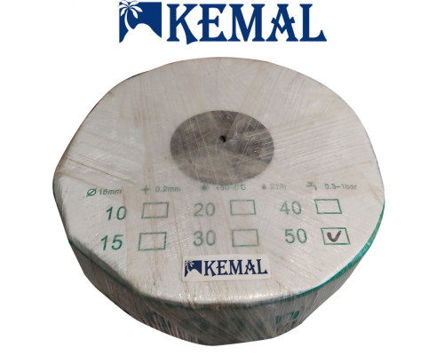 Эмиттерная лента для капельного полива Kemal Garden Drip 50 (1000 м) 9 мил, Турция