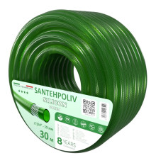 Шланг для поливу Santehpoliv SILICON GREEN 3/4", 30м (3 шаровий), Winmix Польща