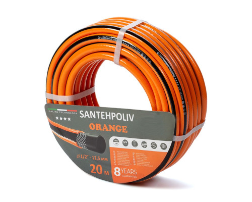 Шланг для полива Santehpoliv Orange 1/2", 20м (3 слойный), Winmix Польша