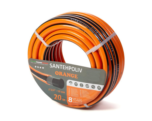 Шланг для полива Santehpoliv Orange 3/4", 20м (3 слойный), Winmix Польша