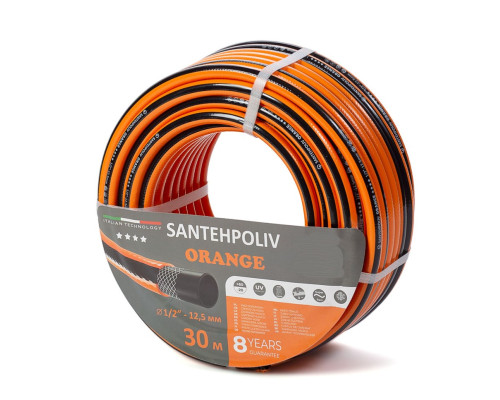 Шланг для полива Santehpoliv Orange 1/2", 30м (3 слойный), Winmix Польша