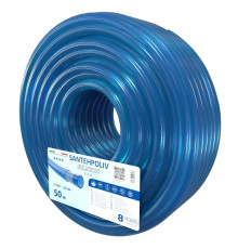 Шланг для поливу Santehpoliv SILICON BLUE 3/4", 50м (3 шаровий), Winmix Польща