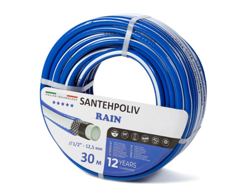 Шланг для полива Santehpoliv Rain 1/2", 30м (3 слойный), Winmix Польша