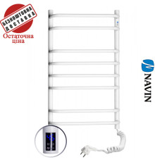 Сушка для рушників Електро Navin Симфонія 48*80 Sensor таймер, Білий, Правий (вуглецева сталь) Україна
