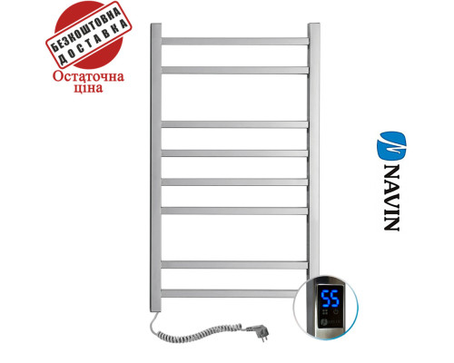 Сушка для рушників Електро Navin Loft 50*80 Sensor, таймер Україна Лівий (нерж.сталь)